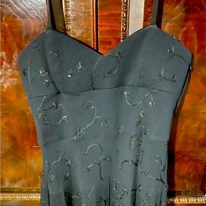 Laundry beaded black dress
